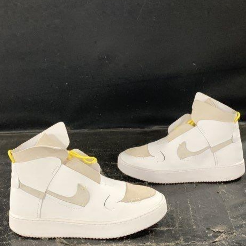Nike Vandalised LX Deconstructed High Top Sneaker Chrome Yellow Sz 9 - Picture 4 of 9